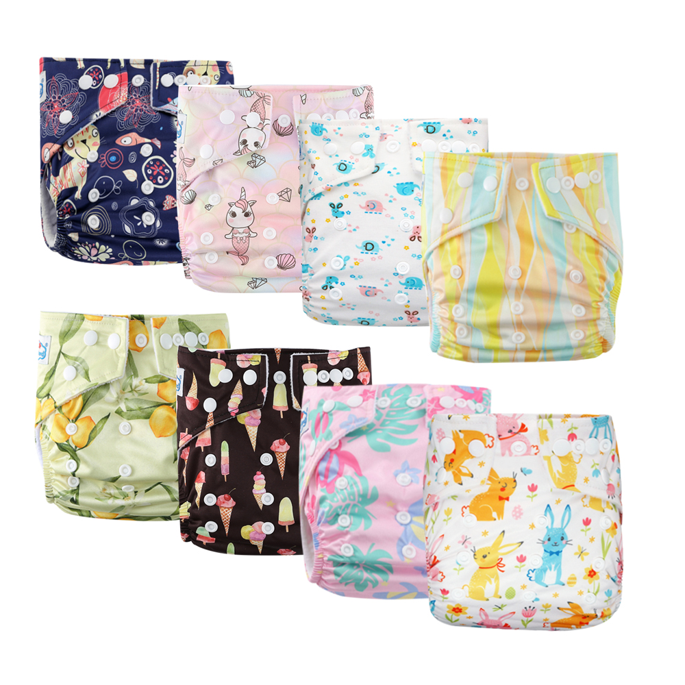 Cloth Diaper Insert - Best Value! Eco-friendly 8 PCS Waterproof