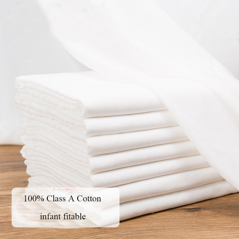 Cloth Diaper Insert - 100x145cm Pure 100% Cotton White Gauze