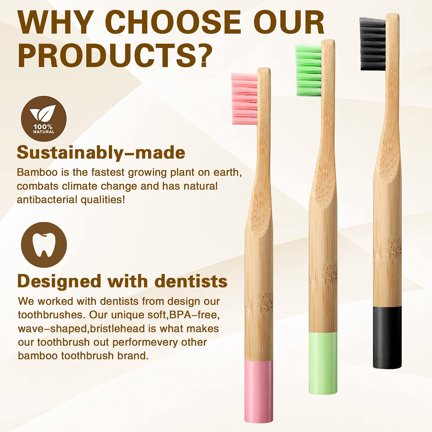 10/20 Pcs Kids Bamboo Toothbru - Bamboo Toothbrush Set incelemesi ve fiyatı