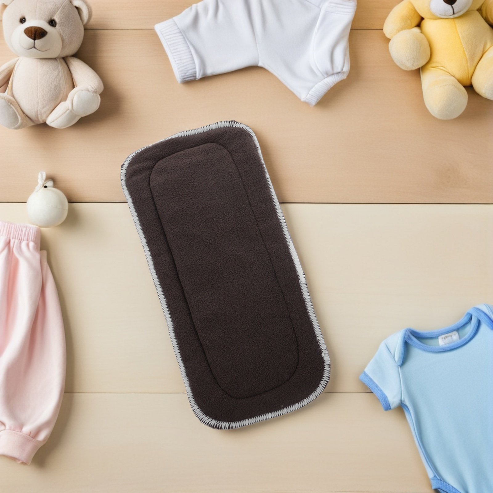 4Pcs Microfiber Bamboo Charcoa - Cloth Diaper Insert incelemesi ve fiyatı