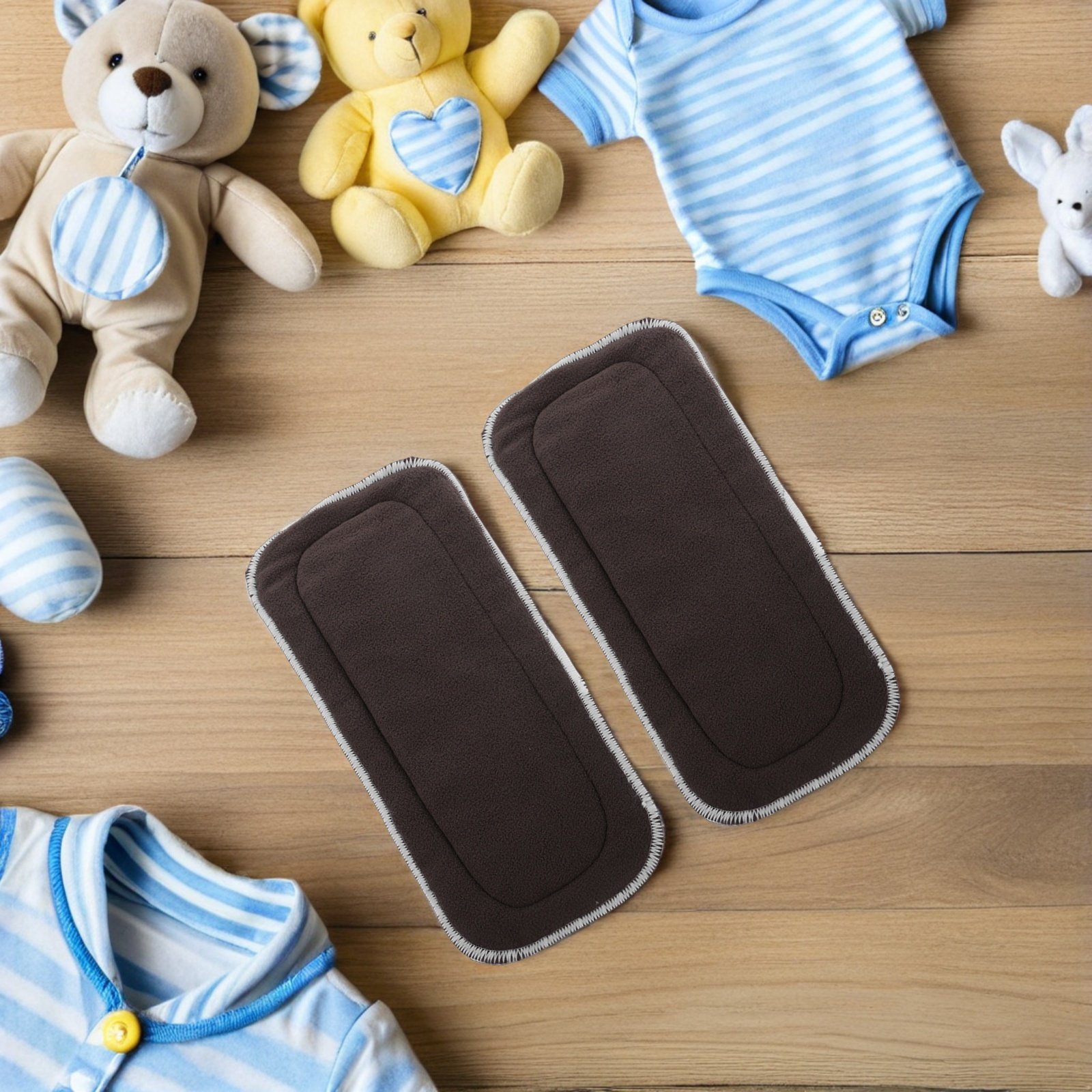 4Pcs Microfiber Bamboo Charcoa - Cloth Diaper Insert incelemesi ve fiyatı
