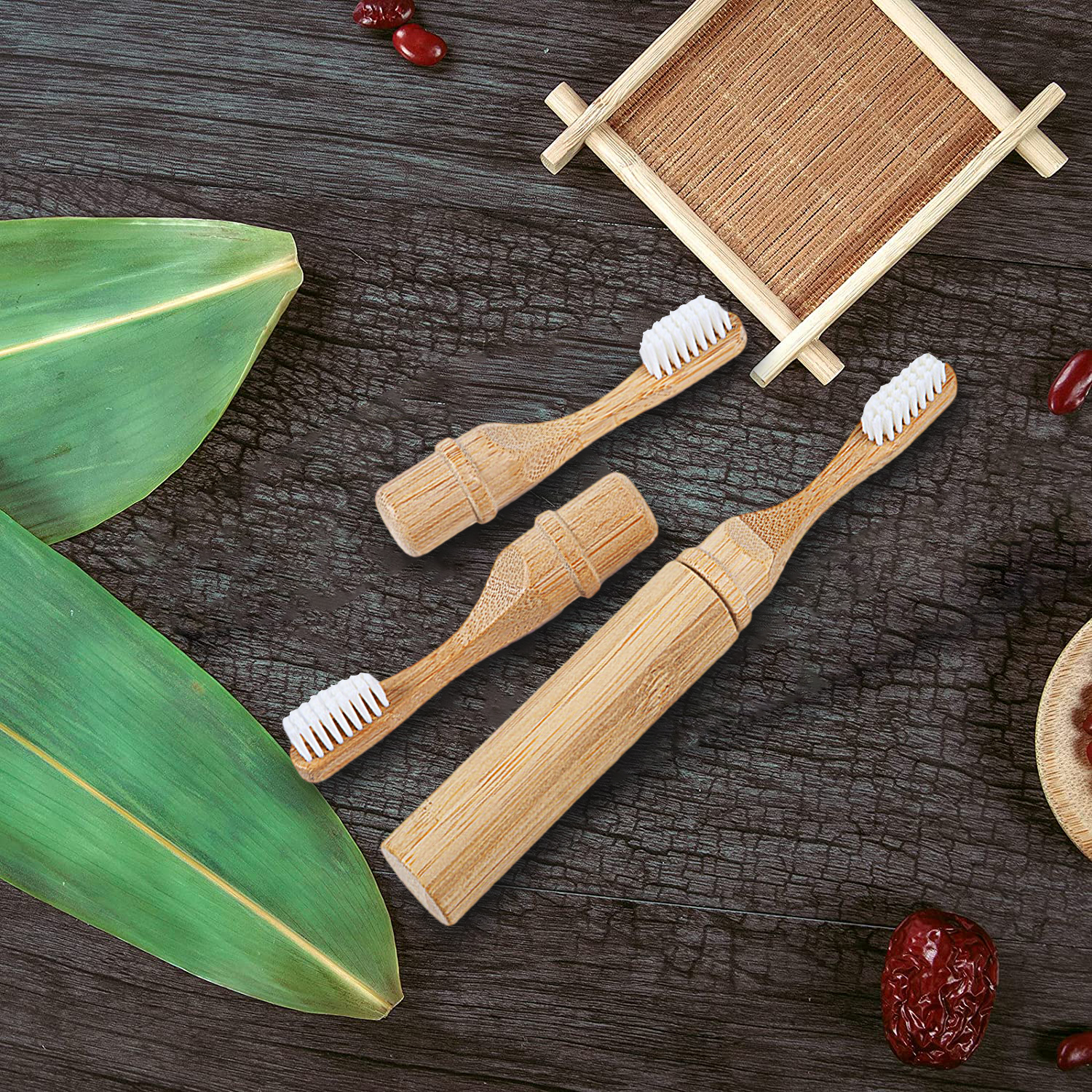 New  Bamboo Sleeve Toothbrush  - Bamboo Toothbrush Set incelemesi ve fiyatı