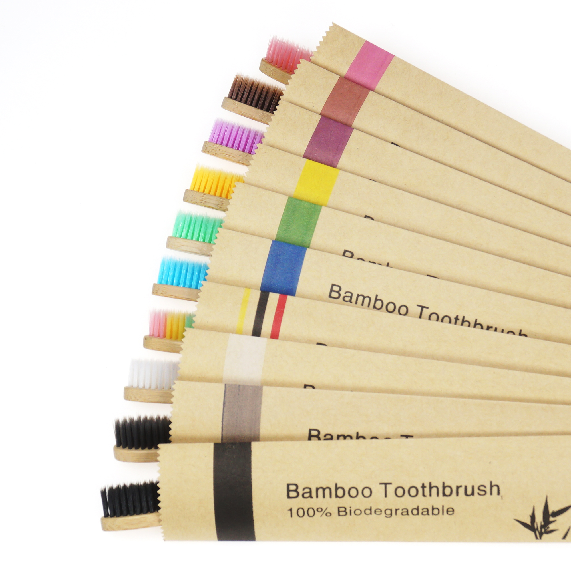 20Pcs Children's Colorful Toot - Bamboo Toothbrush Set incelemesi ve fiyatı