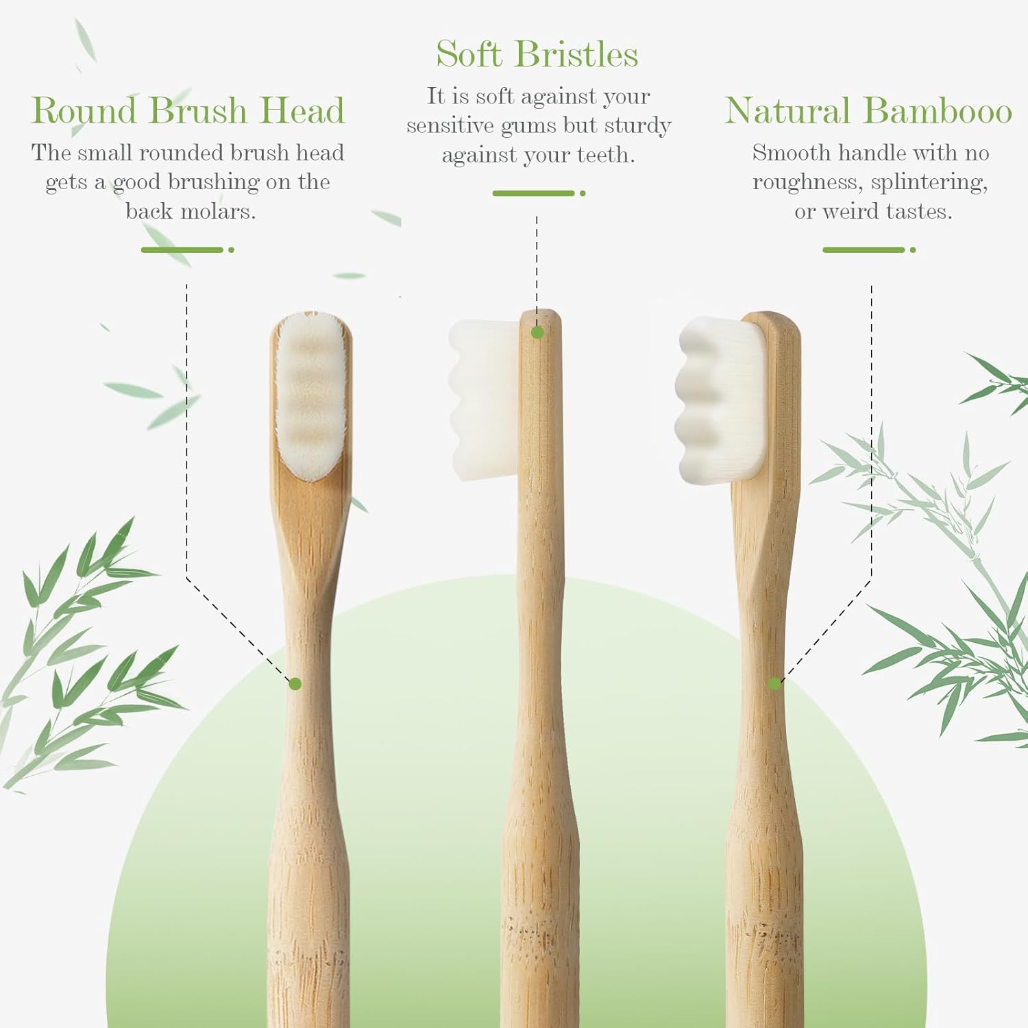 4 Pcs Micro-Nano Bamboo Toothb - Bamboo Toothbrush Set incelemesi ve fiyatı