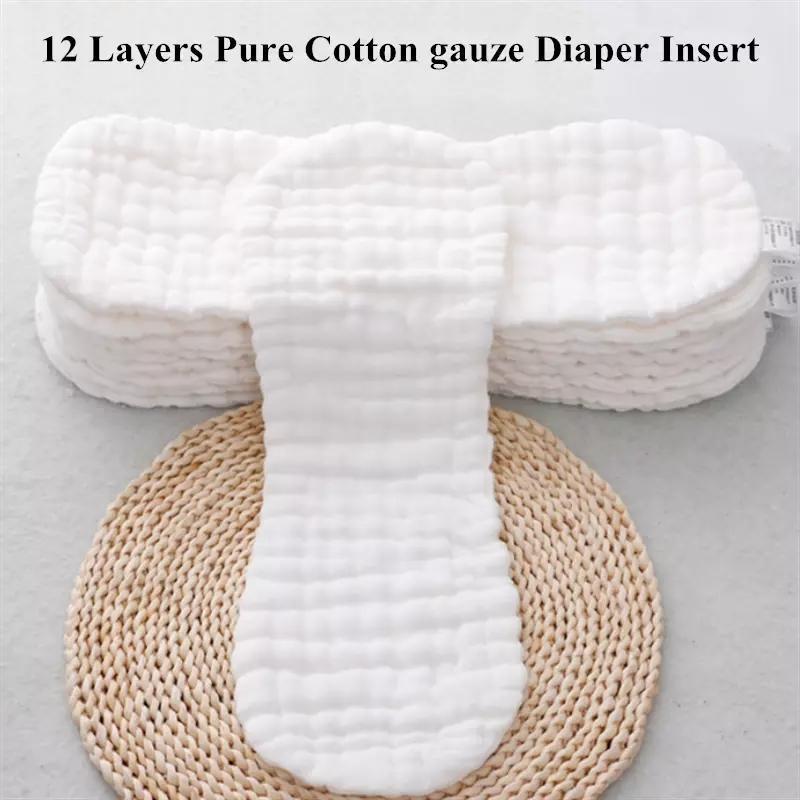 5Pcs 12 Layer Cotton Cloth Dia - Cloth Diaper Insert incelemesi ve fiyatı
