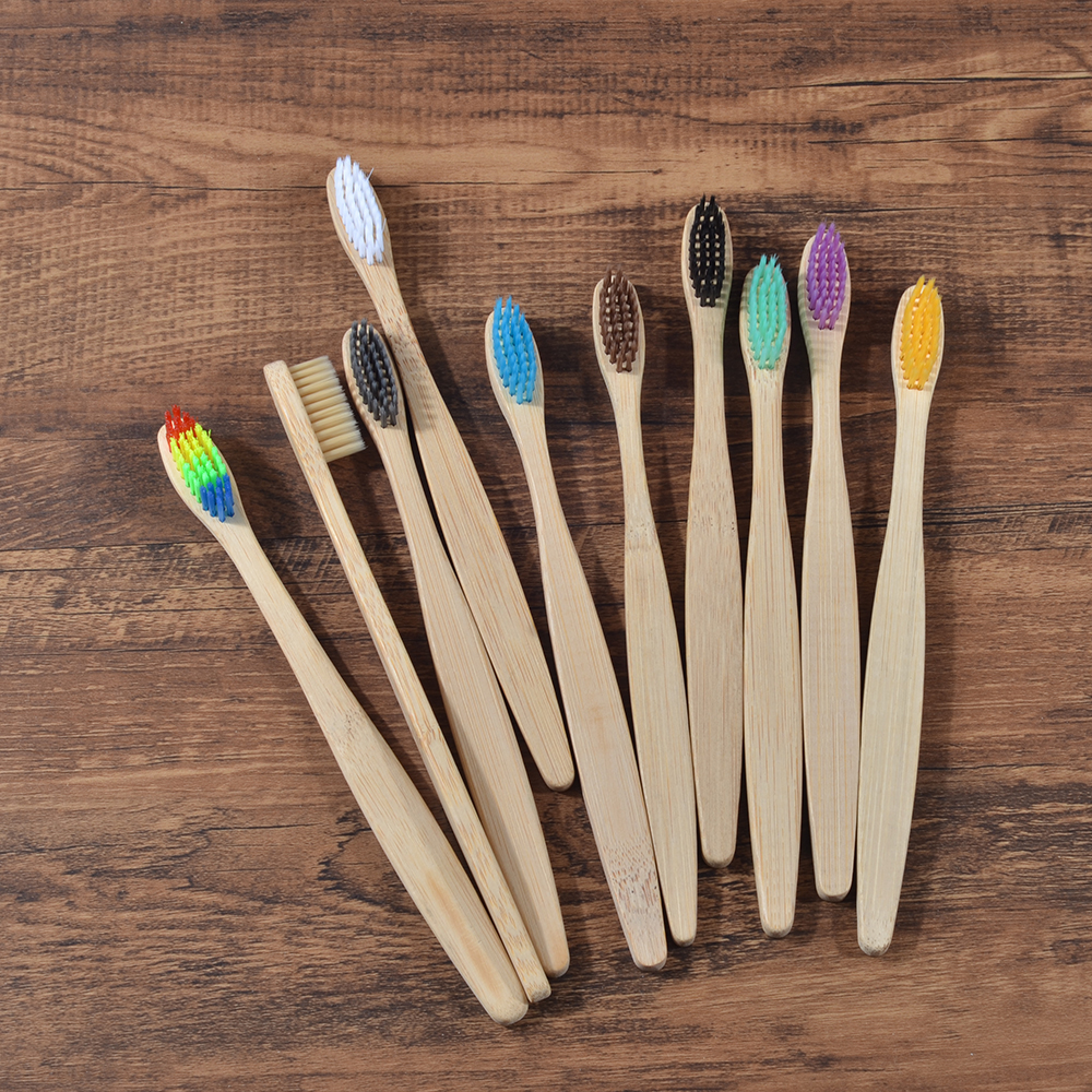 10Pcs Colorful Toothbrush Natu - Bamboo Toothbrush Set incelemesi ve fiyatı