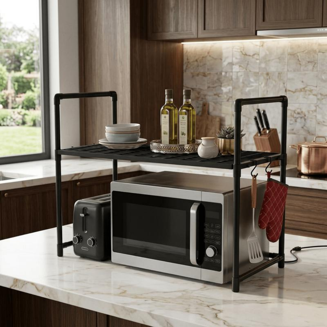 2-Tier Kitchen Microwave Oven  - Compost Bin Countertop incelemesi ve fiyatı