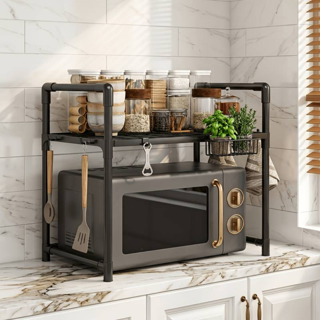 2-Tier Kitchen Microwave Oven  - Compost Bin Countertop incelemesi ve fiyatı