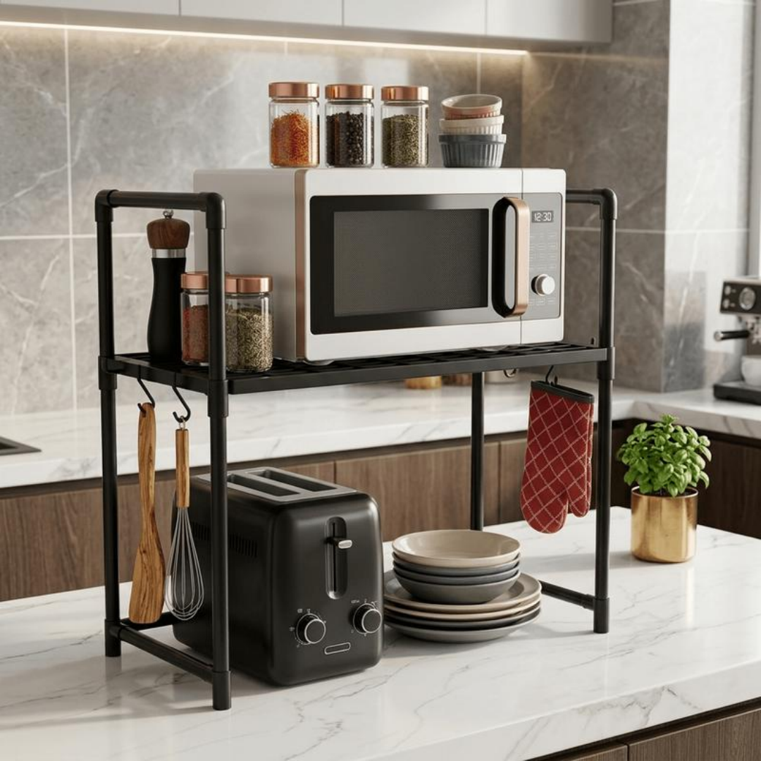 2-Tier Kitchen Microwave Oven  - Compost Bin Countertop incelemesi ve fiyatı