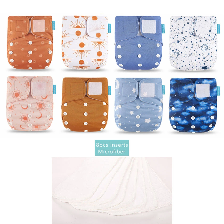HappyFlute 8 diapers+8 Inserts - Cloth Diaper Insert incelemesi ve fiyatı